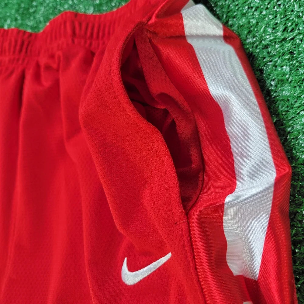 Nike Dri-Fit Elite Boy's Basketball Shorts Size XL Red White Pockets Drawstring